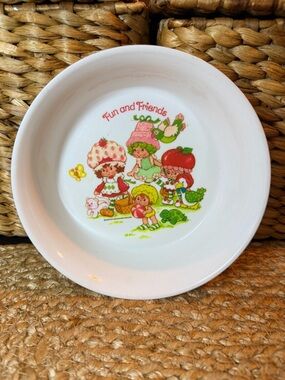 Vintage Strawberry Shortcake Melamine Bowl
